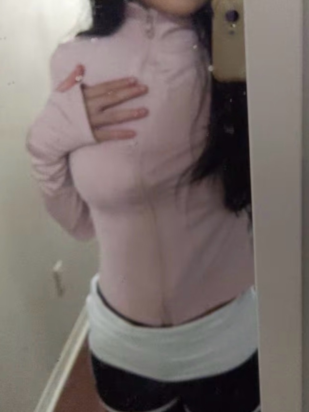🤍 Women's Light Pink Zip-Front Jacket - Picture 5 of 5